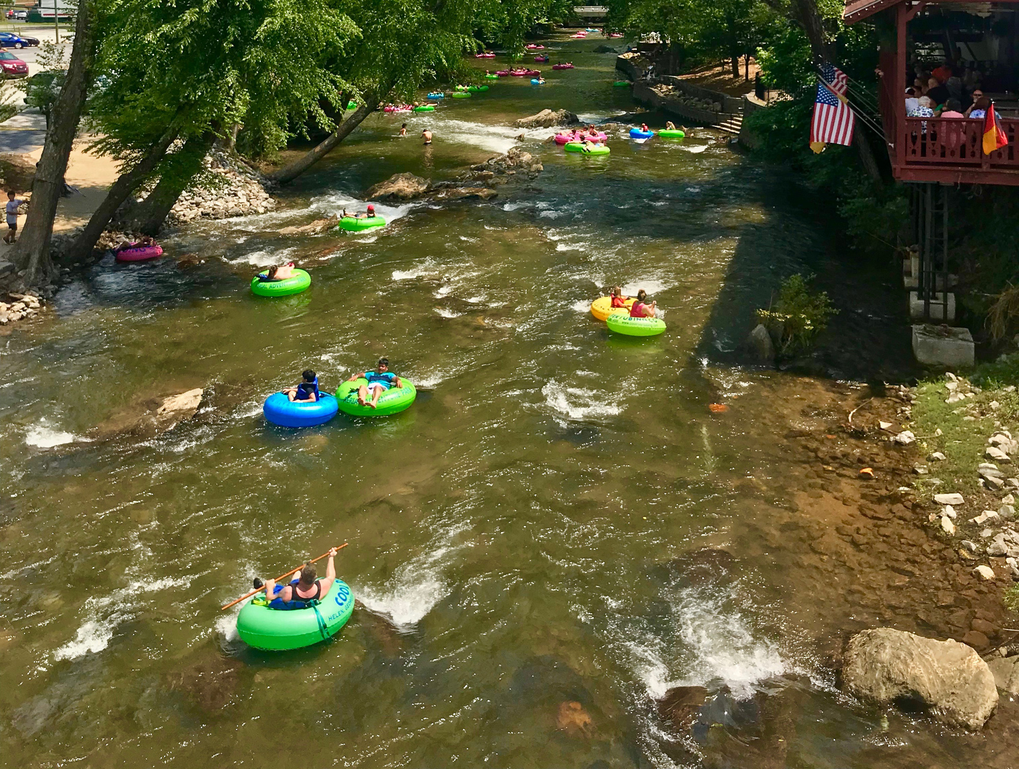 Helen Tubing Waterpark Edelweiss Strasse Helen Ga